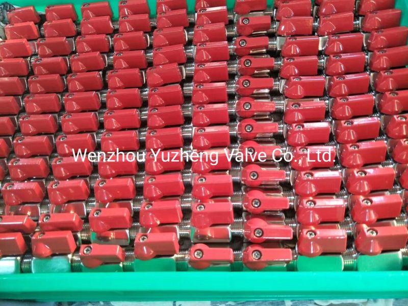 2018 Chrome Plated Brass Manual mm Mini Ball Valve