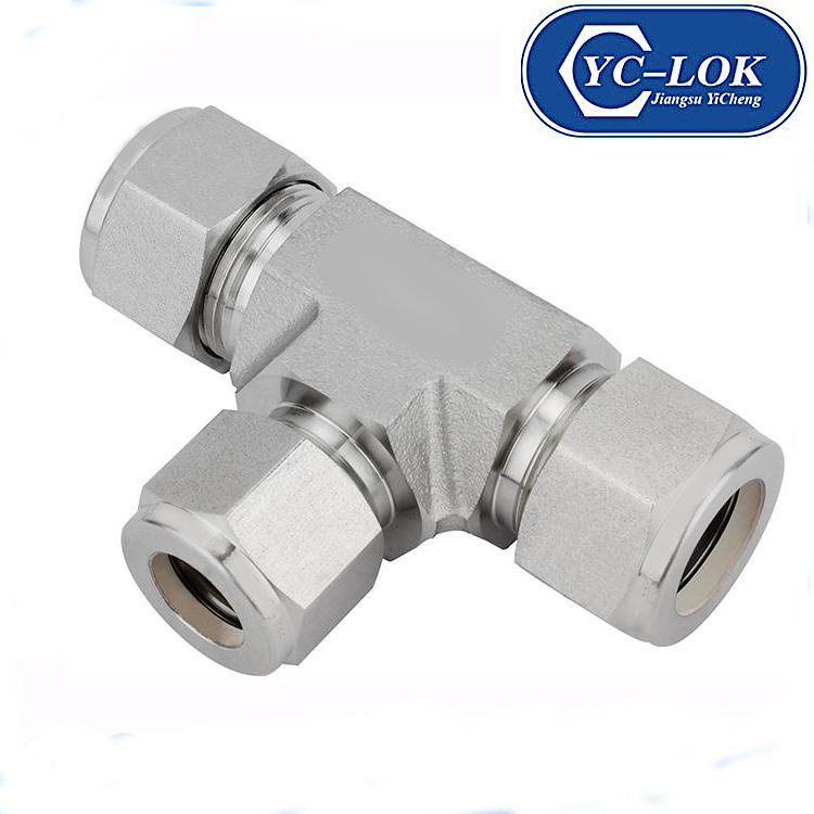 Brass [ Tube Fitting ] Brass Fitting Brass Plating Union Cross Tube Fitting