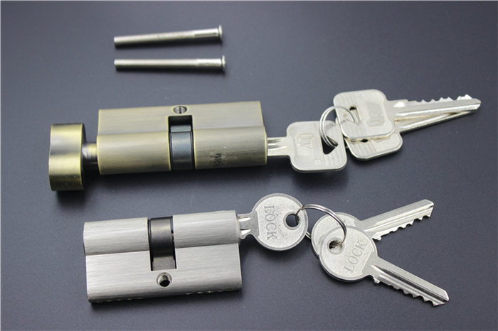 High Quality European Profile Brass Double Open Cylinder Lock