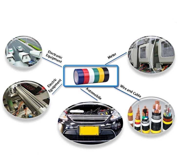 Various Color PVC Electric Tape Electrical Insulation Tape