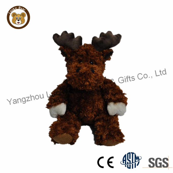 CE Certificated Plush Stuffed Moose Toy