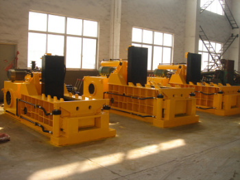 Industrial Aluminum and Copper Debris Baling Press (factory)