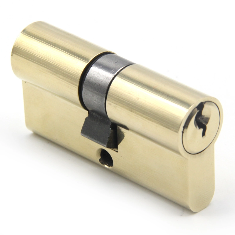 High Security Euro Profile Brass Keys Mortise Double Open Solid Brass Lock Cylinder