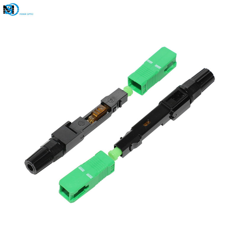 Optical Fiber Sc APC Fast/Quick Connector for FTTH Drop Cable