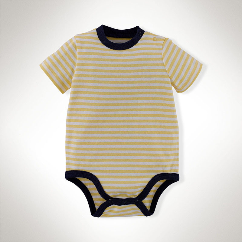 Great Cotton Fabric Infant Wear Clothes Striped Baby Suits