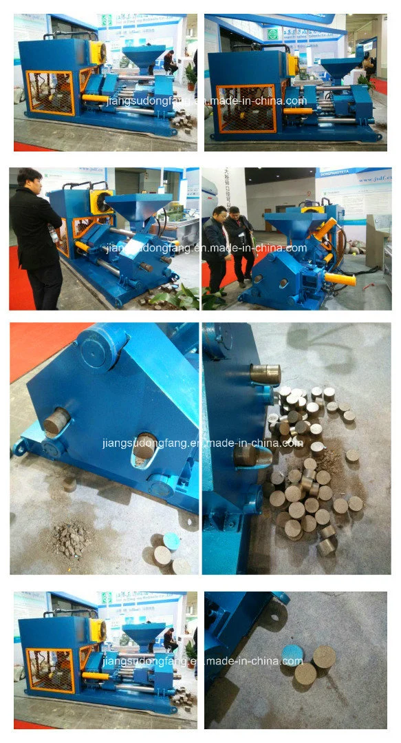 Hydraulic Steel Iron Copper Aluminum Nickel Shavings Fillings Borings Briquette Press Machine