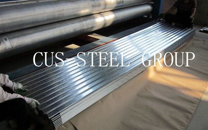 0.5mm Thick Aluminum Zinc Trapezoid/Corrugated Roofing Sheet