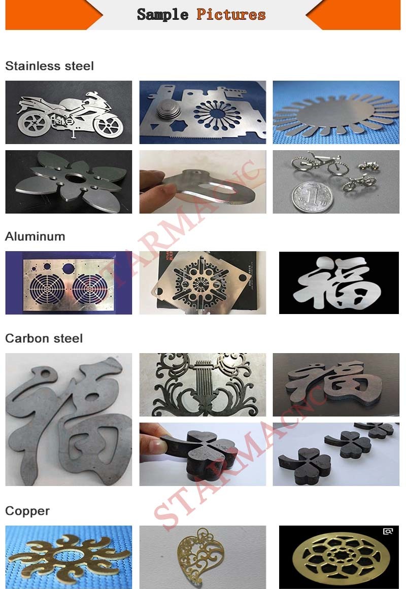 Metal Aluminum Copper Brass Fast Speed Laser Cutting Equipment Machine