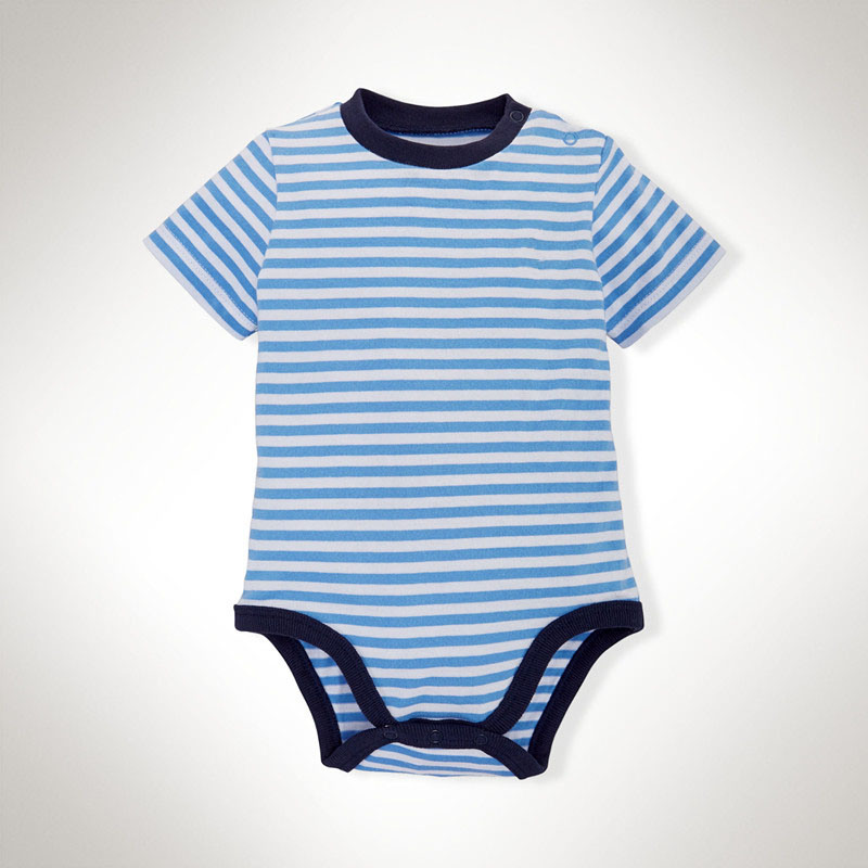 Great Cotton Fabric Infant Wear Clothes Striped Baby Suits