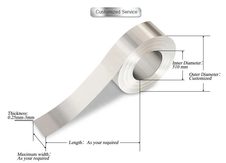 Stainless Steel Strip 1mm Thick with 2b Ba Finished