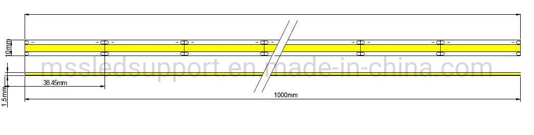 COB Tape LED Strip Light 12V 24V 5m Super Bright Lighting LED Strip for Decoration