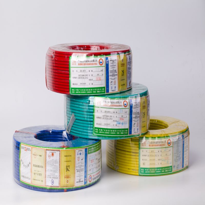 Electrical Copper Wire, PVC Insulated Electric Building Wire for Construction.