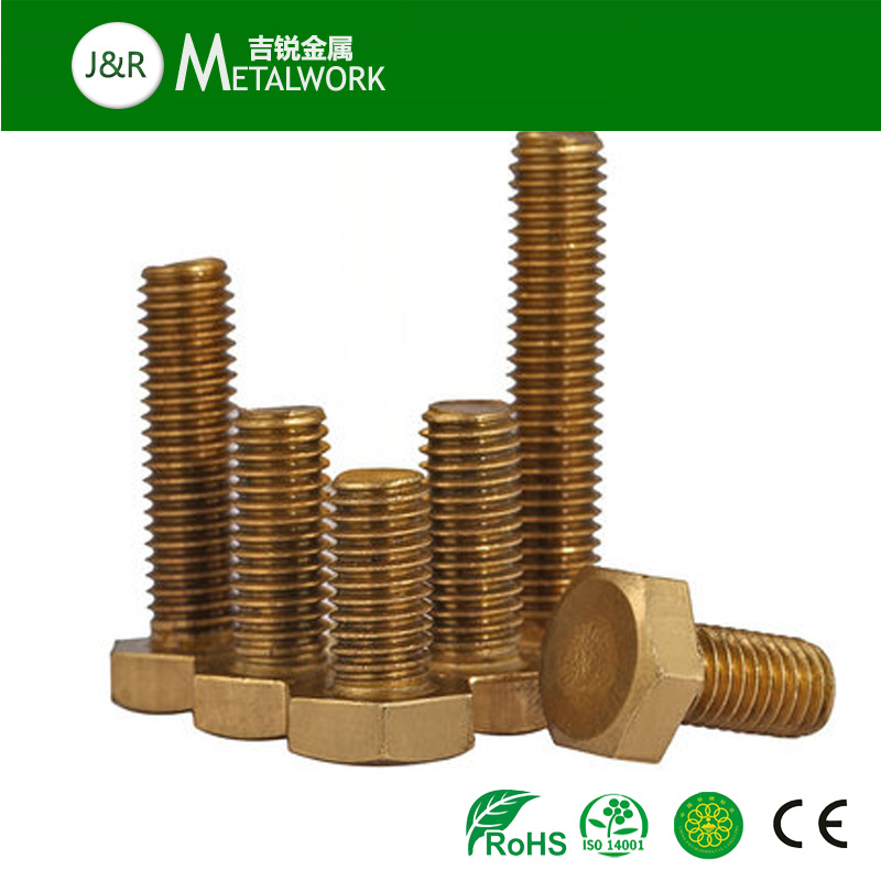 M10 M30 Brass/Copper Hex Head Bolt (DIN933 DIN931)