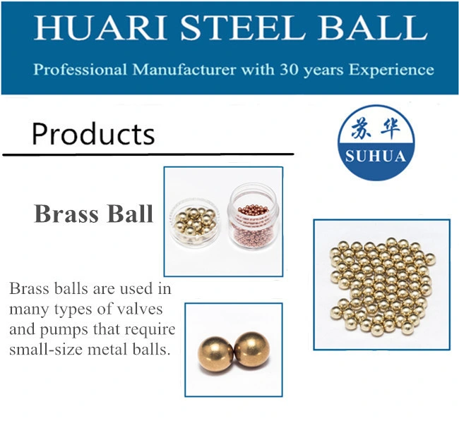 G1000 6mm High Quality H62 Brass Ball for Electronic Devices