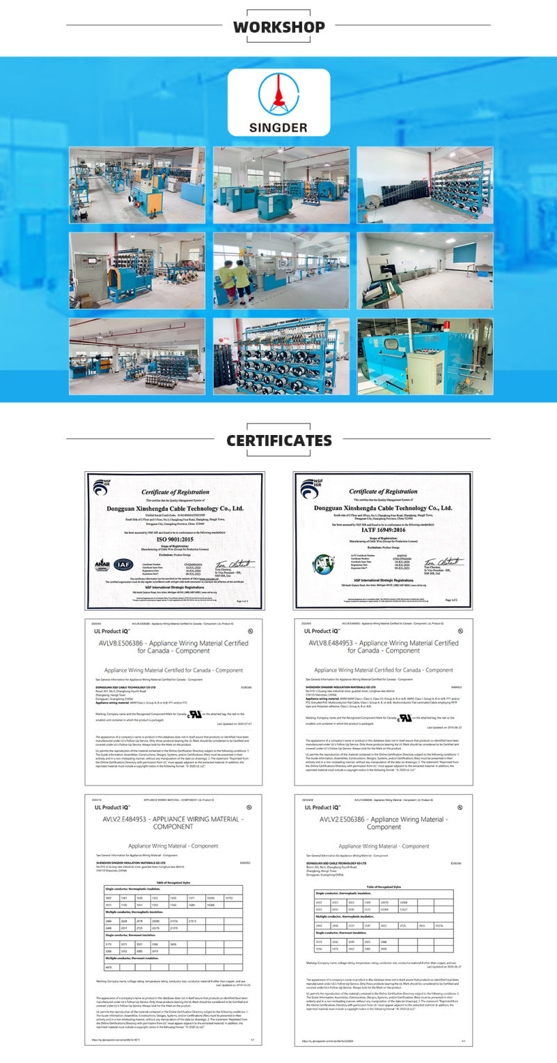 Electric Tinned Soft Copper Shielded Power Cable with PVC Jacket