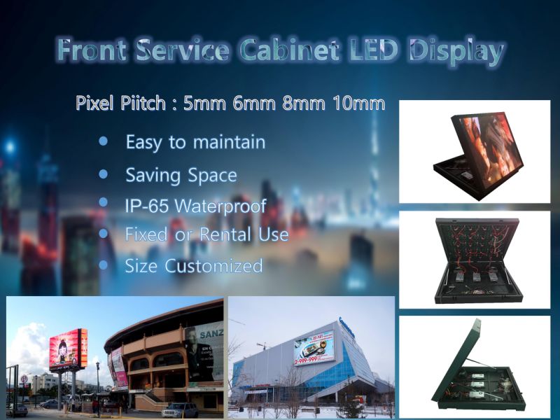 Fast Install Fast Remove Module DIP Outdoor P10 LED Panel