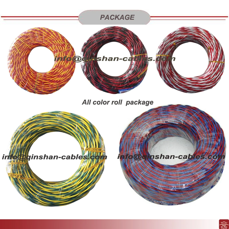 Red and Yellow 0.5mm 0.75mm 1.0mm 1.5mm 2.5mm Lighting Twist Cable