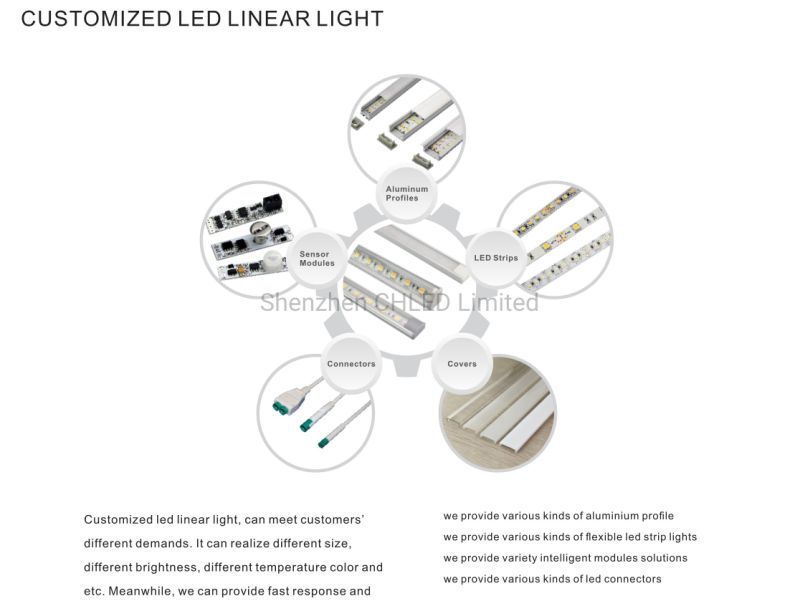 Mini 4mm Width PCB LED COB Strip with High CRI90