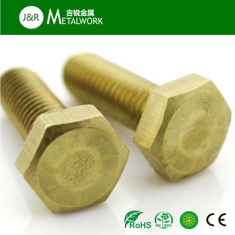 M10 M30 Brass/Copper Hex Head Bolt (DIN933 DIN931)