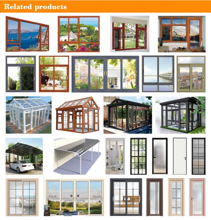 Metal Window Double Glass Aluminum Windows Aluminium Bronze Windows