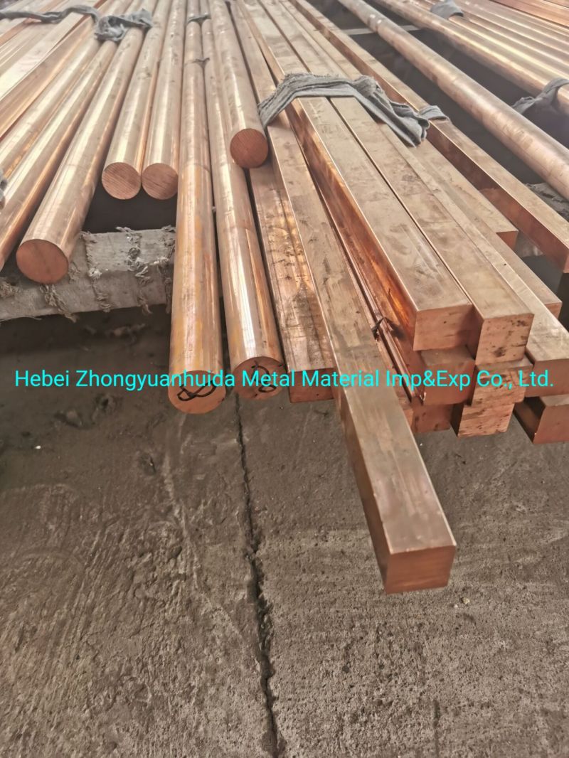C11000 Copper Bar / Copper Rod with High Purity 99.99%
