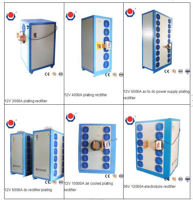 AC DC Rectifier for Plating Gold, Silver, Nickel, Zinc, Copper, Chrome with IGBT