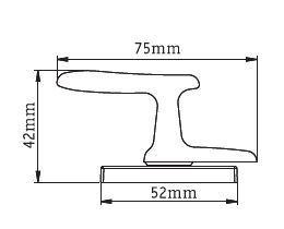 Brass door holder door hinge B-SGC06-SN