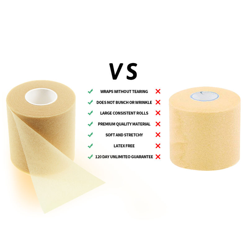 Foam Wrap Tape Underwrap Pre Wrap Tape Vet Wrap Sports Strapping Tape Bandages