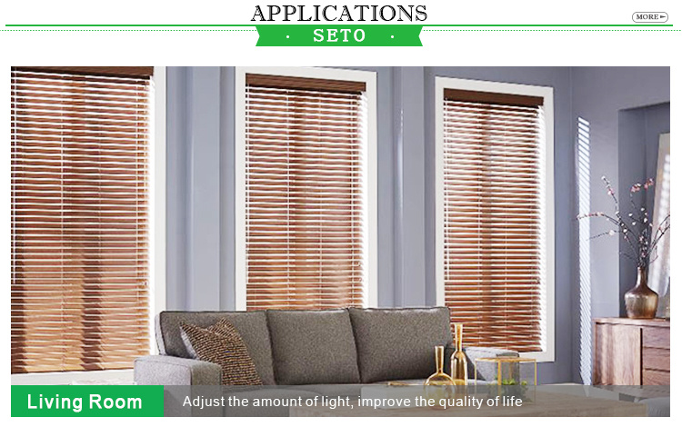 Home Elliott 50mm Wooden Tape Venetian Blind - White, Natural Color