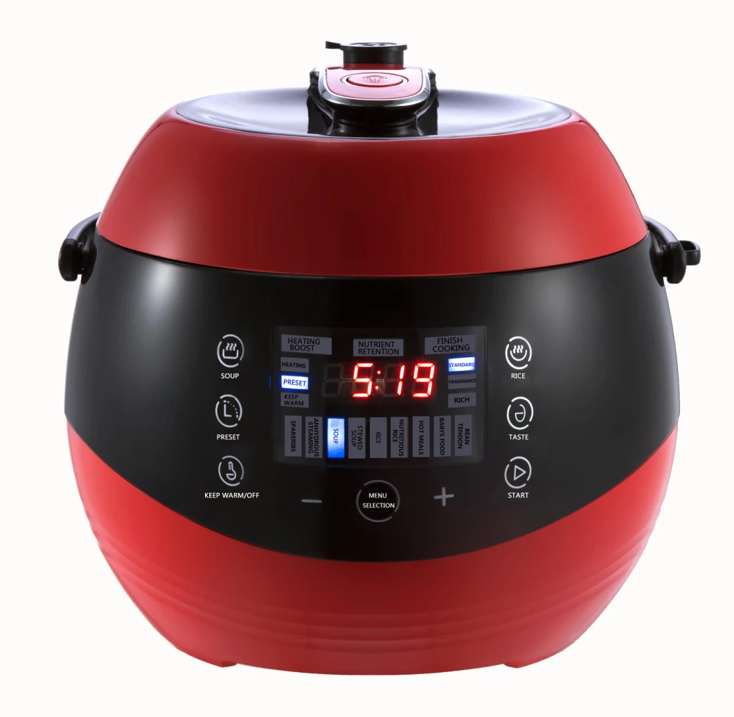 5L Stainless Steel Home Appliance Rice Electric Rice Cooker Pressure Cooker Home Appliance Kitchenware