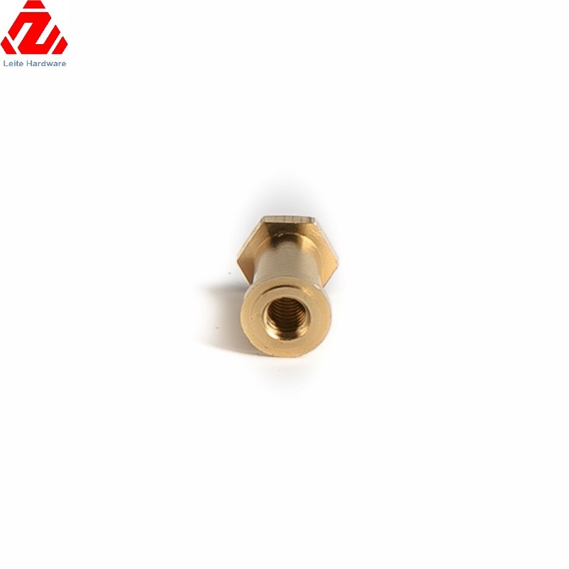 CNC Brass Turning Part/Brass Knurled Insert Nut Pin/Brass Threaded Insert Nuts