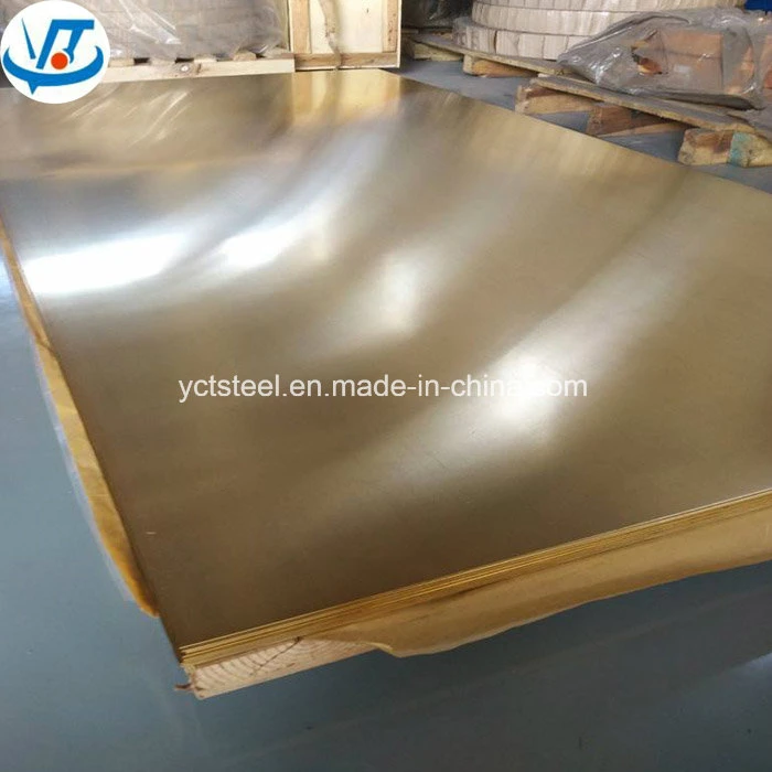 Eh Brass Thick Sheet with Hl Surface Brass Sheet H62 Brass Sheet