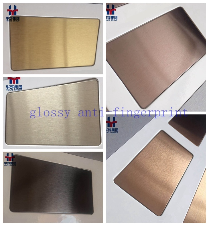 Copper Brass Bronze Coated Stainless Steel Decorative Panel