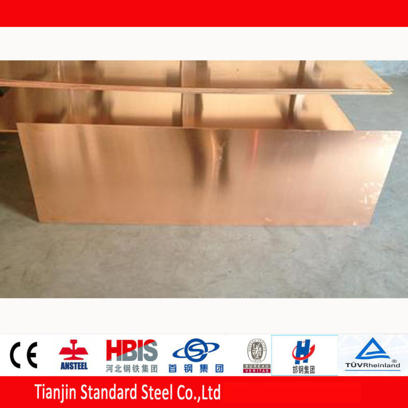 Copper Material 99.9% Pure Copper Clad Laminated Plate