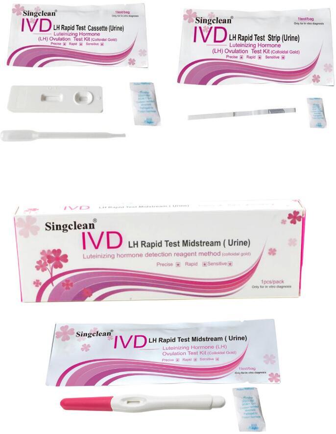 Women Fertility Test Kits Lh Test Strip/Cassette/Midstream