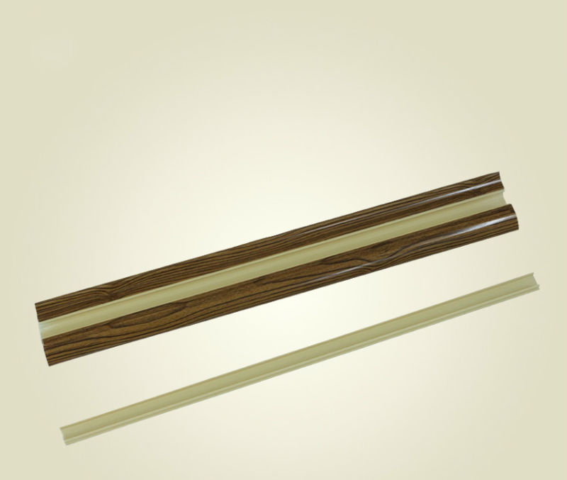 Double Rubber PVC Floor Skirting Board Transition Strips