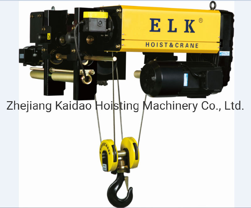 Elk Supply Double Girder Crane Euro Type Electric Wire Rope Hoist