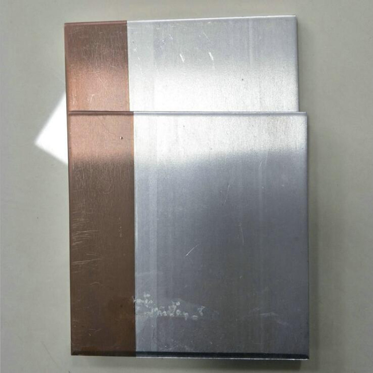 Copper Aluminum Clad Steel Sheet Explosive Bonding Clad Plate