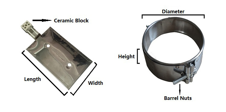 Mica Extruder Band Heater Copper Band Heater 230V