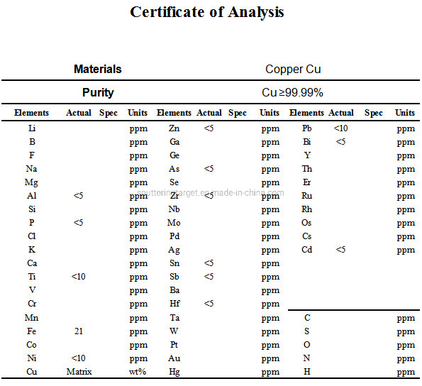 C11000 C1100 Pure Copper Round Rod Copper Bar