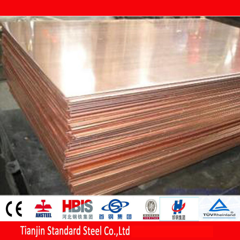 Copper Material 99.9% Pure Copper Clad Laminated Plate