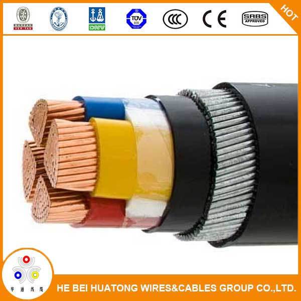IEC Standard 26/35kv XLPE Insulated Copper Tape Shielding PVC Sheathed Steel Wire Armoured Power Cable