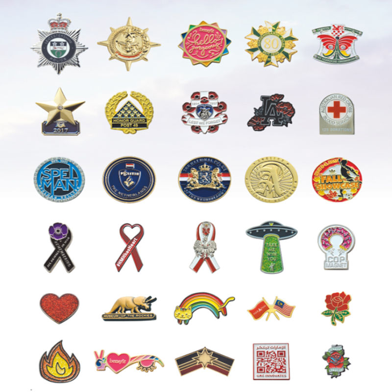 Top Quality Metal Brass Soft Custom Lapel Pins for Sale