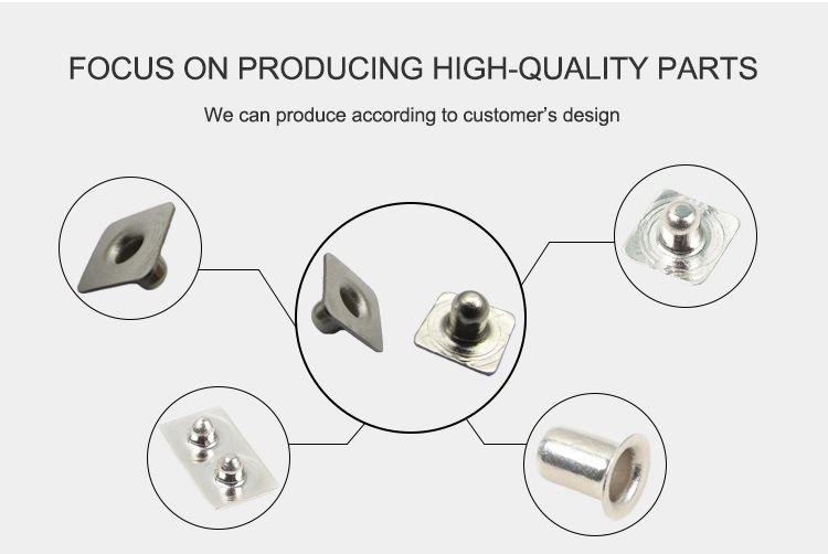 Custom Precision Sheet Metal Parts Copper Rivets