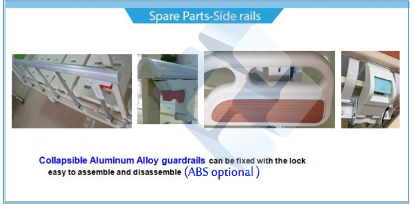 Manual 4 Crank Hospital Beds Simple Beds for Patient