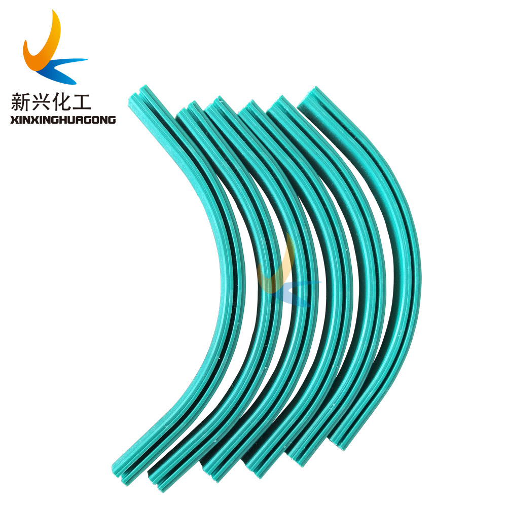 Plastic Rail Guide Tunnel Wear Strips Polyethylene Plastic Wear Strips