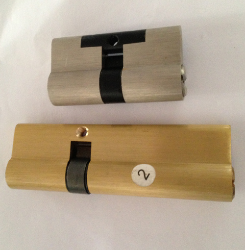 Euro Profile Mortice Lock Brass Core Body Double Open Cylinder Door Lock with Normal Key Lock Cylinder