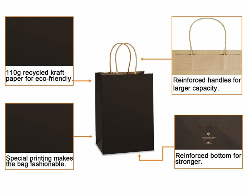 Brown Kraft Paper Bags, Retail Bags, Craft Bags