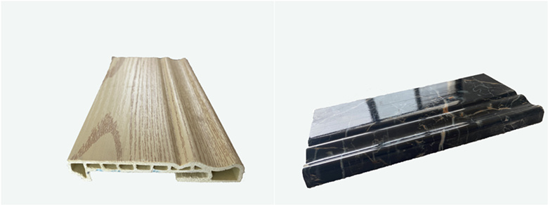 Wood Plastic Composite Skirting Use for Photo Frame