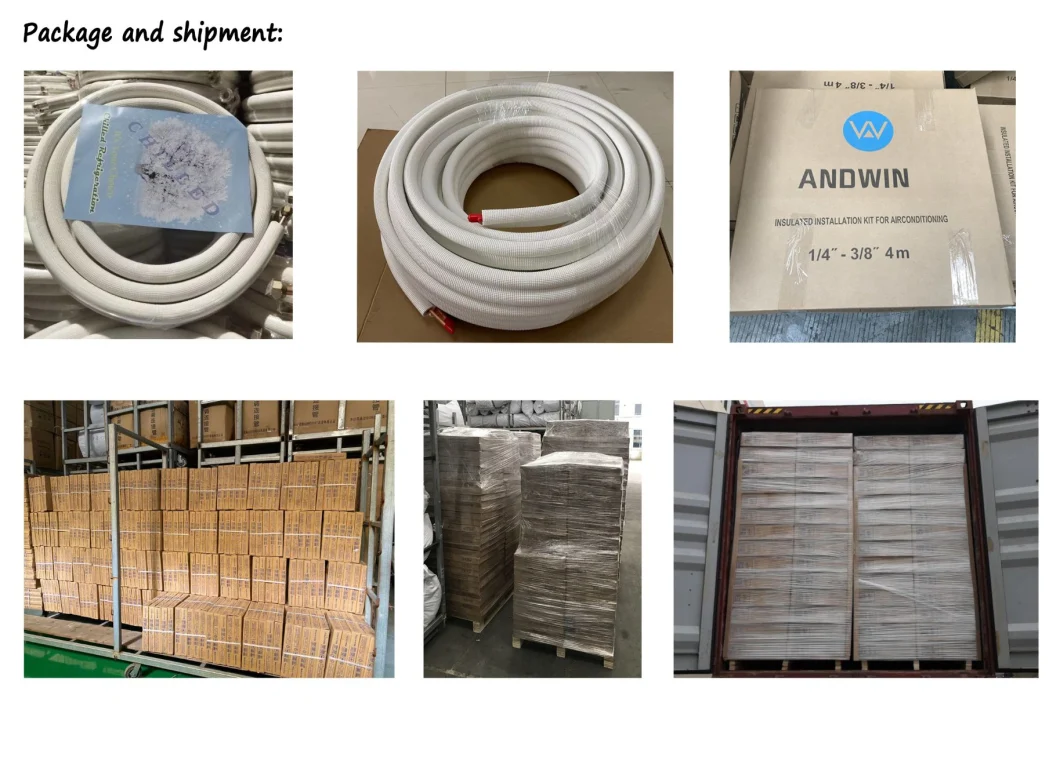 Insulated Copper Coil for HVAC and Heat Exchanger, Refrigeration Parts, Copper Tube